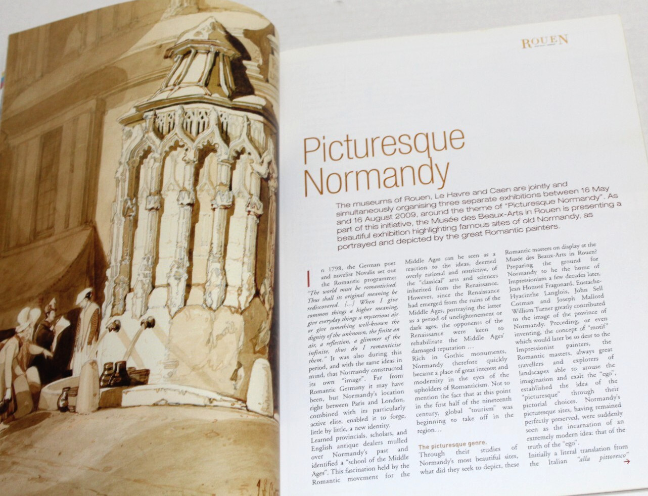 2009 Rouen Seine Valley Normandy France Magazine Travel Book