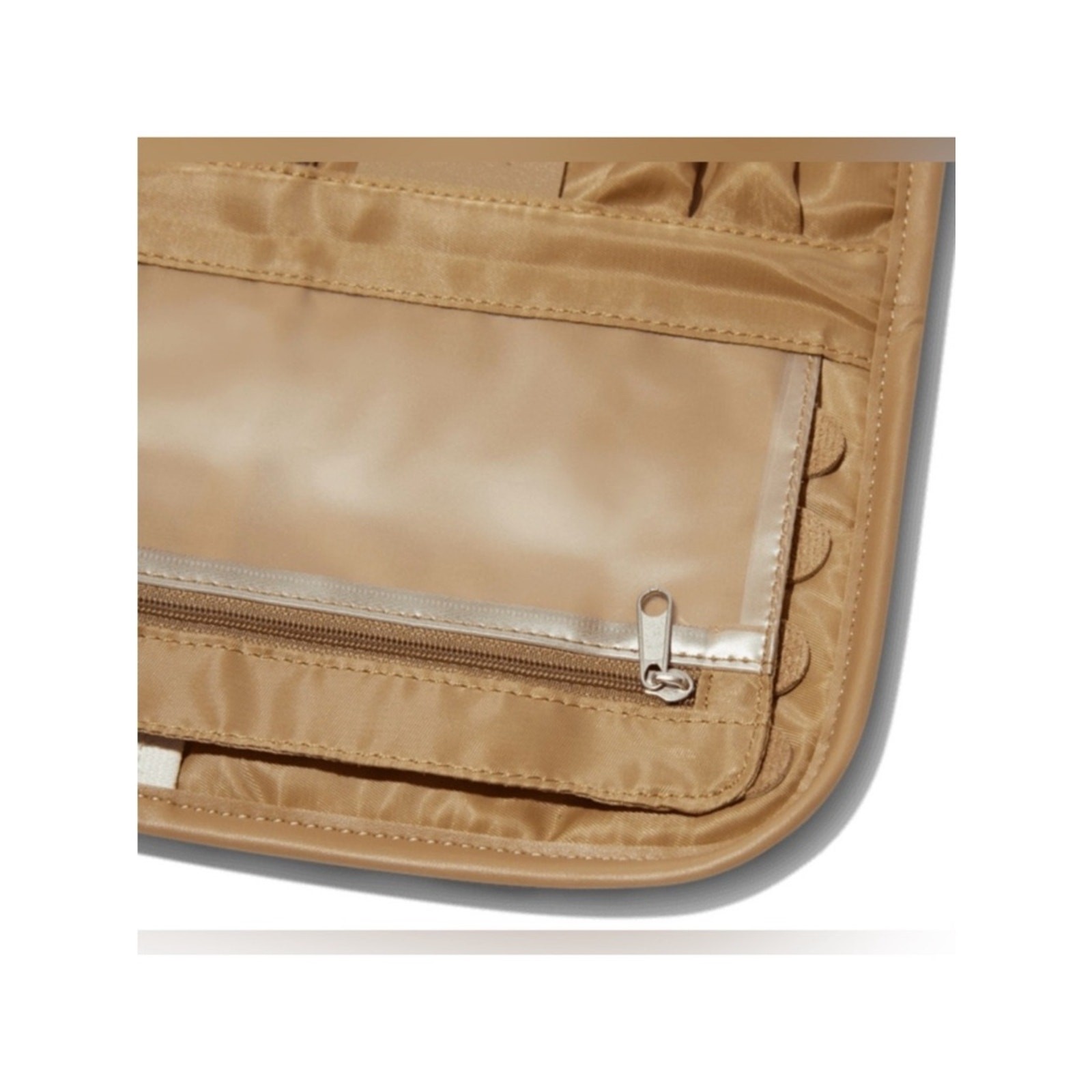 8 Other Reasons Tan Vegan Leather Jewelry Travel Pouch Bag, Brand New, MSRP $50