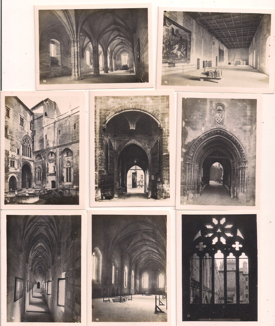 1950s Small Souvenir 20 Photos Folio PALAIS DES PAPES AVIGNON, FRANCE