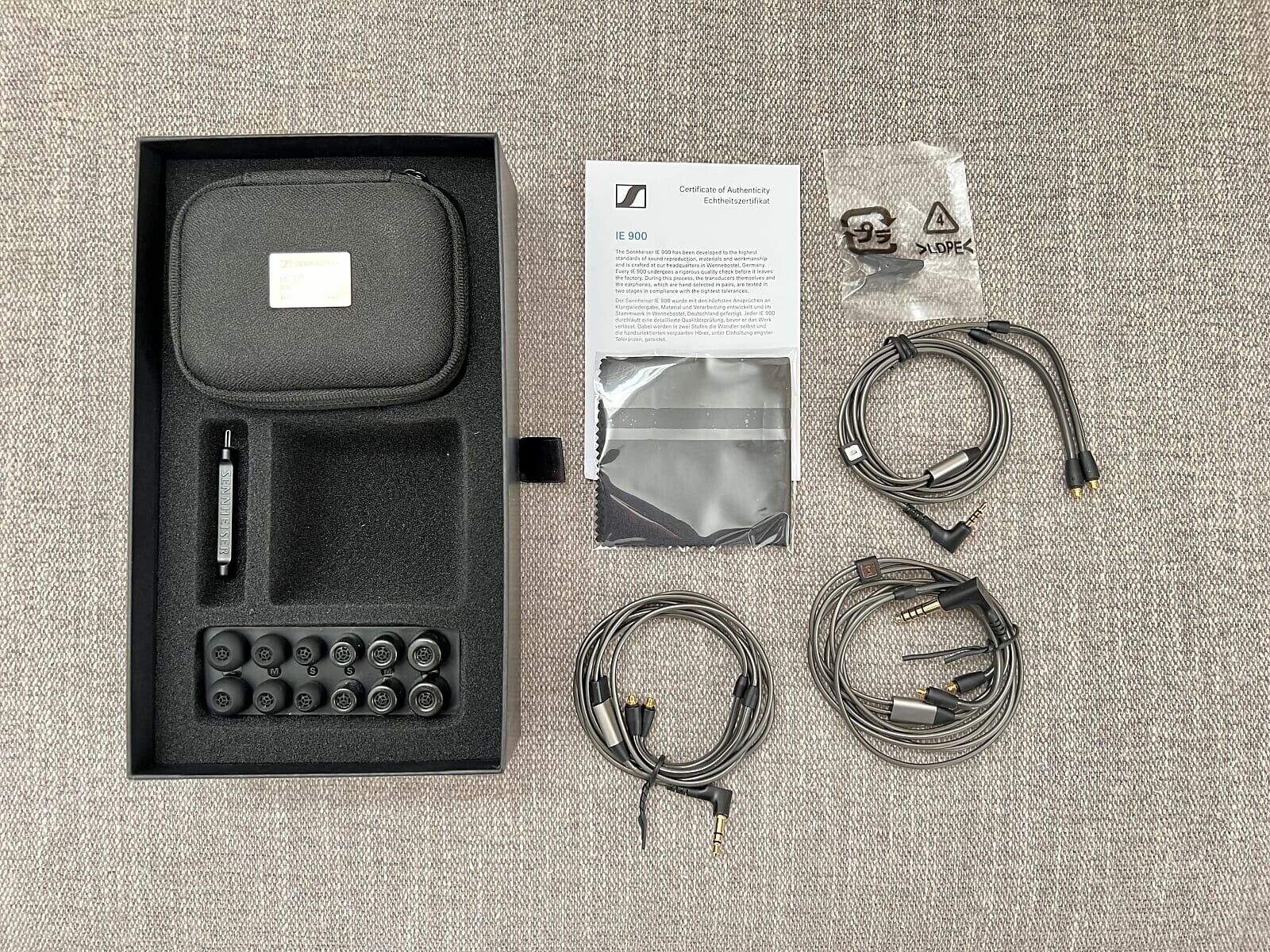Sennheiser IE 900 Audiophile in-Ear Monitors – TrueResponse Transducers with X3R