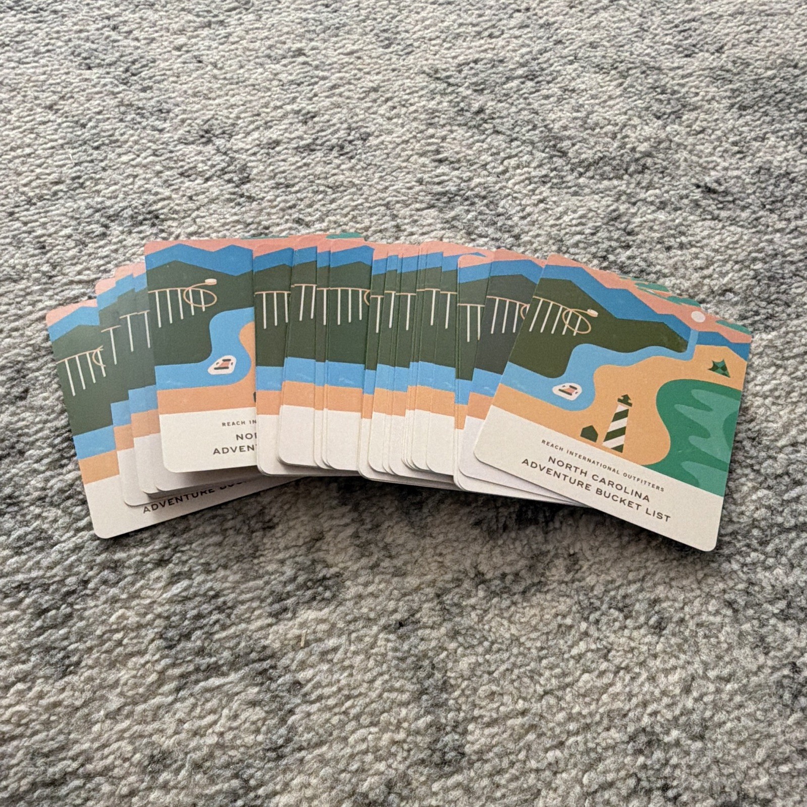 North Carolina Adventure Bucket List Scratch Off Cards [New In Box]