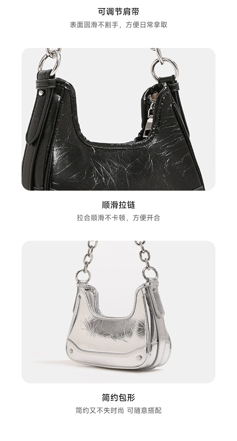 new trendy shiny crossbody women’s bag niche high-end versatile shoulder bag