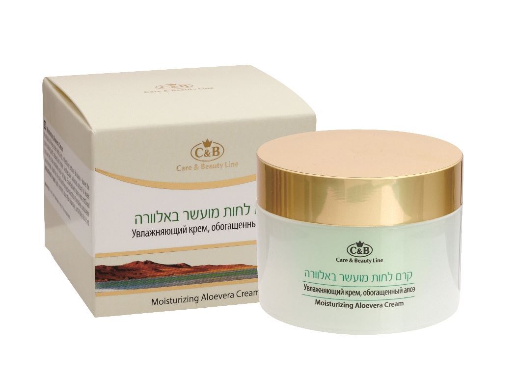 Dead Sea,C&B, Care & Beauty, Moisturizing Cream with Aloe Vera, 1.7.fl.oz/50ml