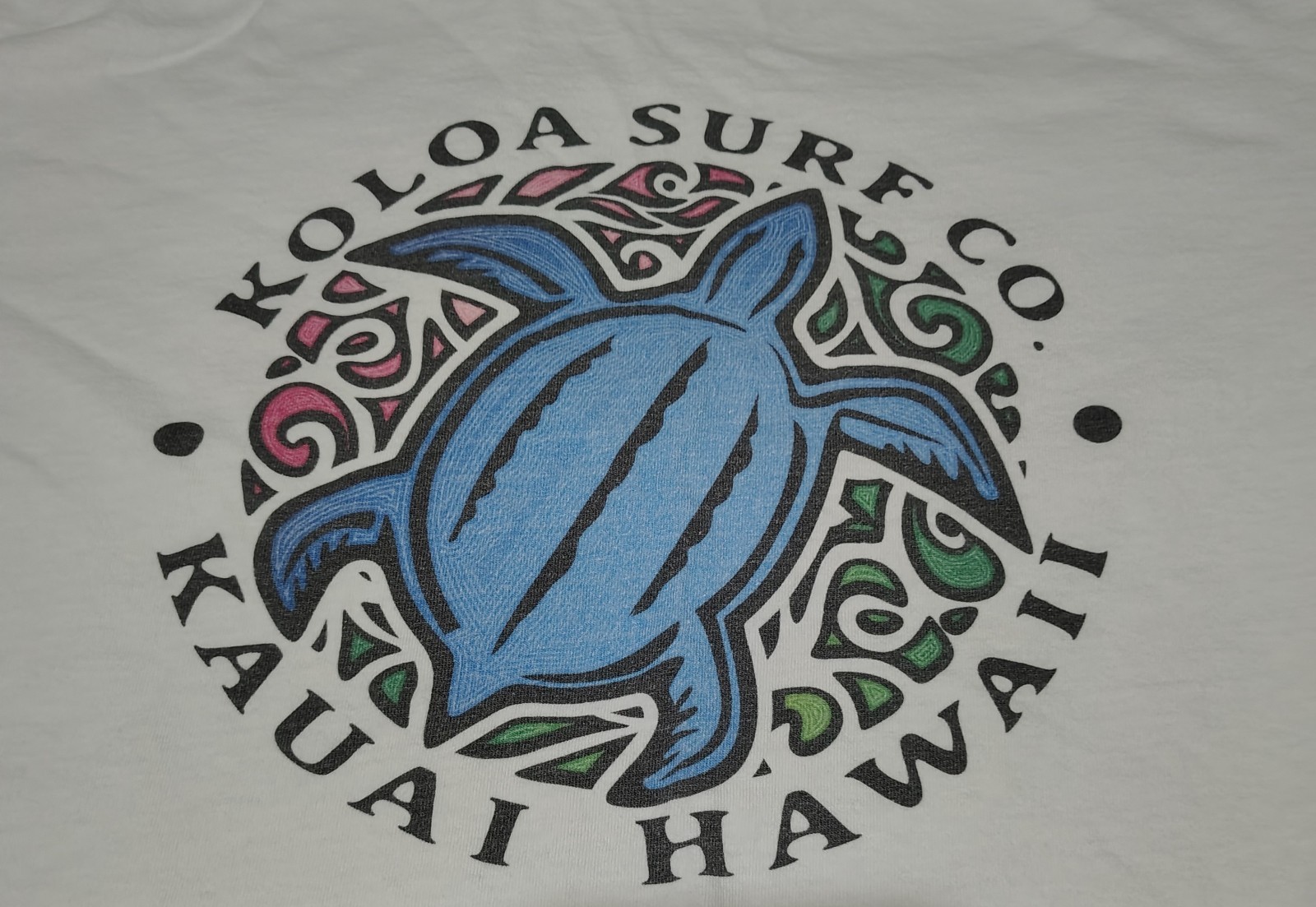 Koala Surf Hawaii Sea Turtle White Heavyweight Men’s XL T-Shirt Gently Used
