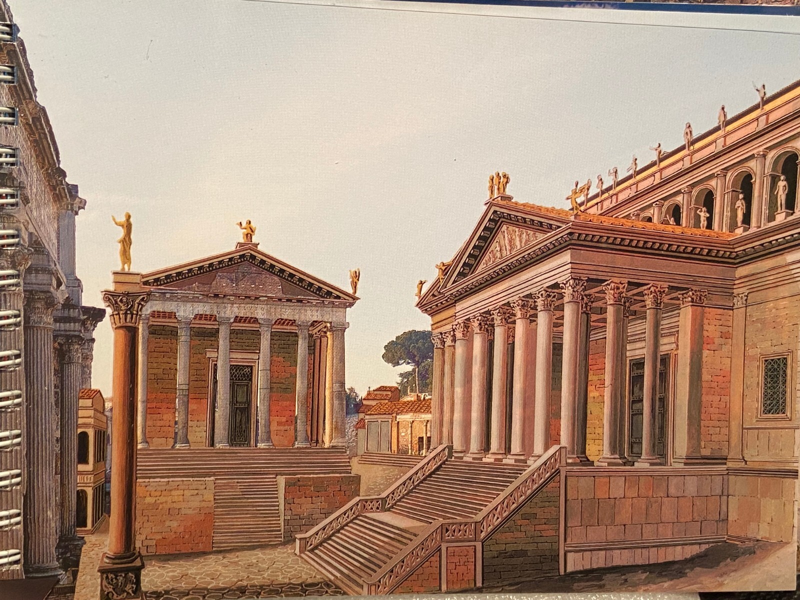 2008 Rome Past & Present Book (R.A. Staccioli) Waterproof Cover Pre-Owned BKSHDS