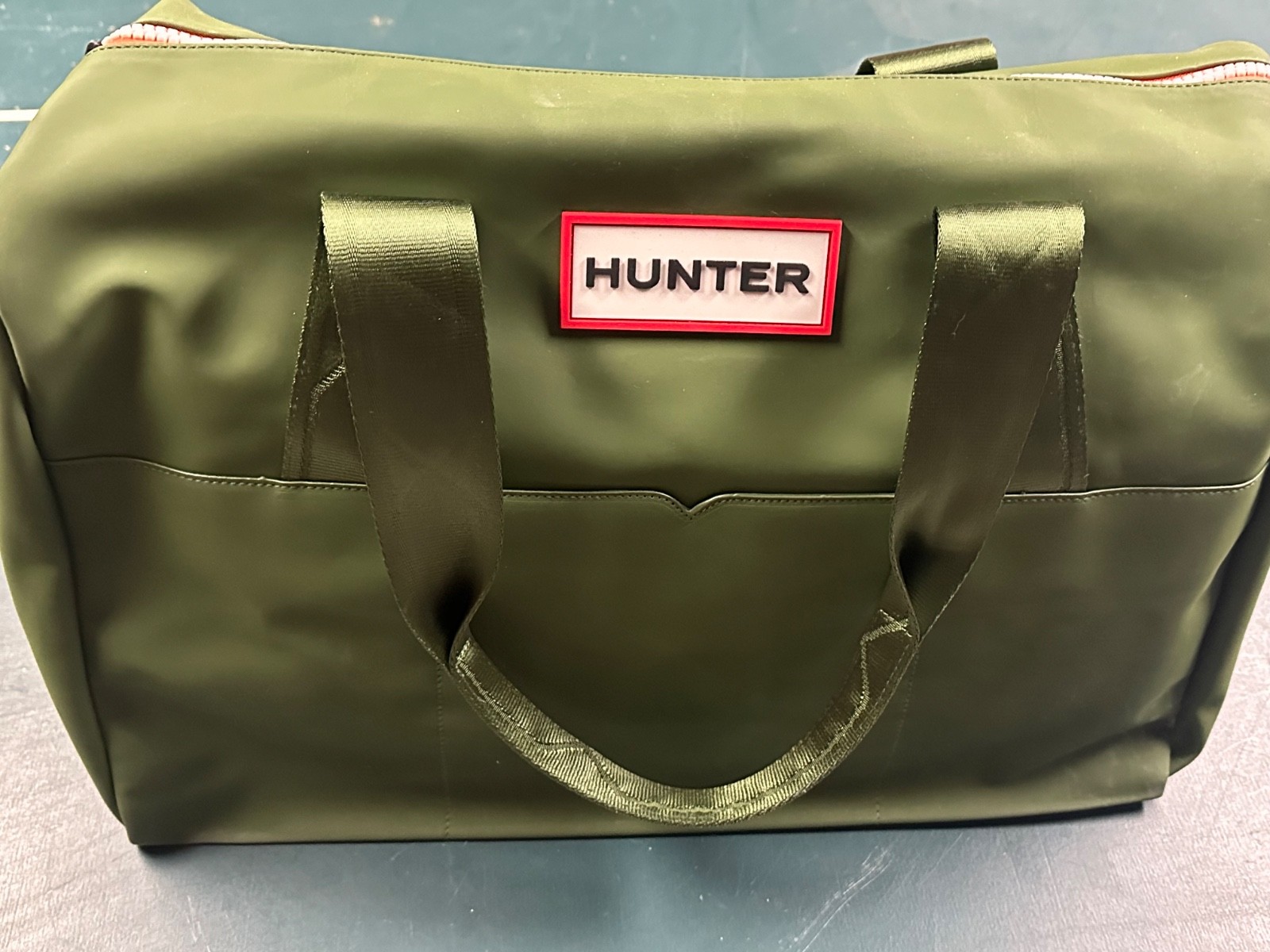 TWO BRAND NEW WITH TAGS-Hunter for Target bags-1 Green Duffle, 1 Blue Tote
