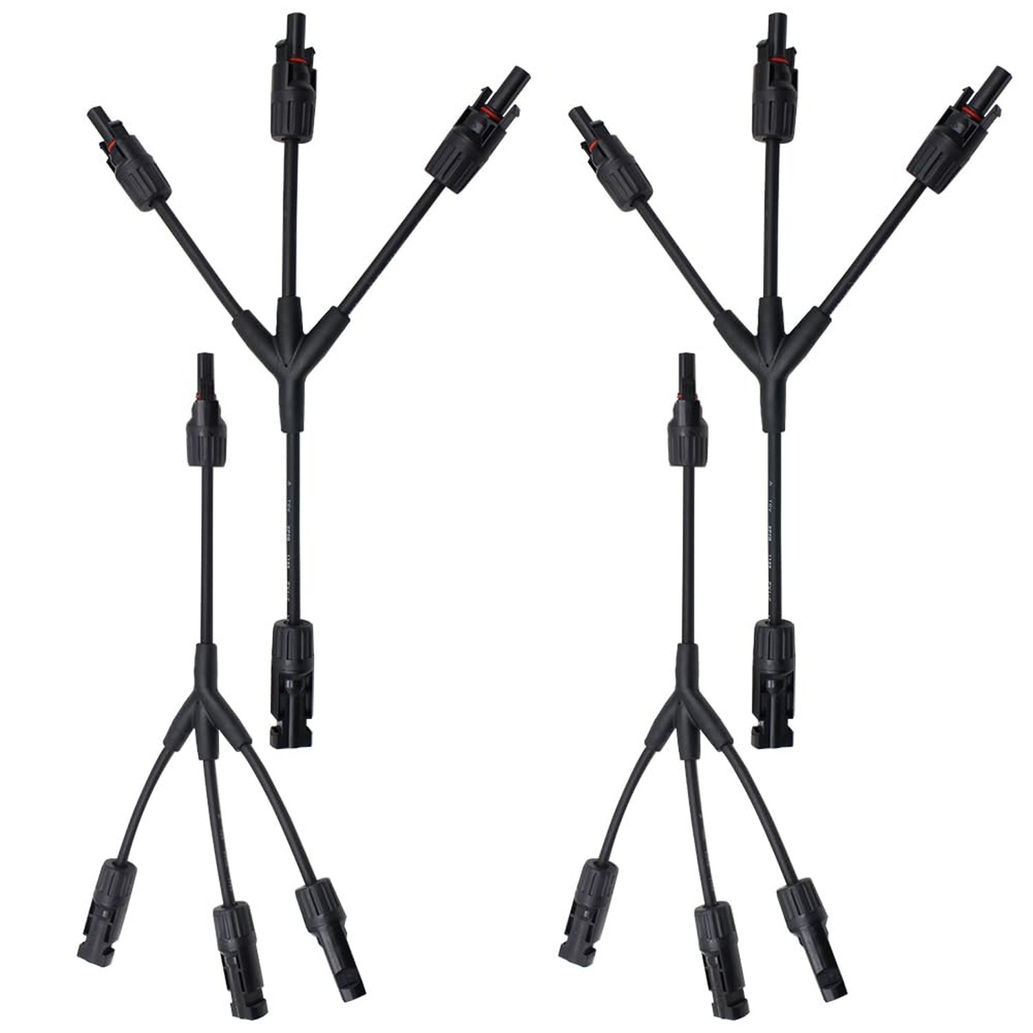 Solar Y Branch Connectors 1000V DC 1 to 3 Solar Panel Parallel Connectors,IP6…