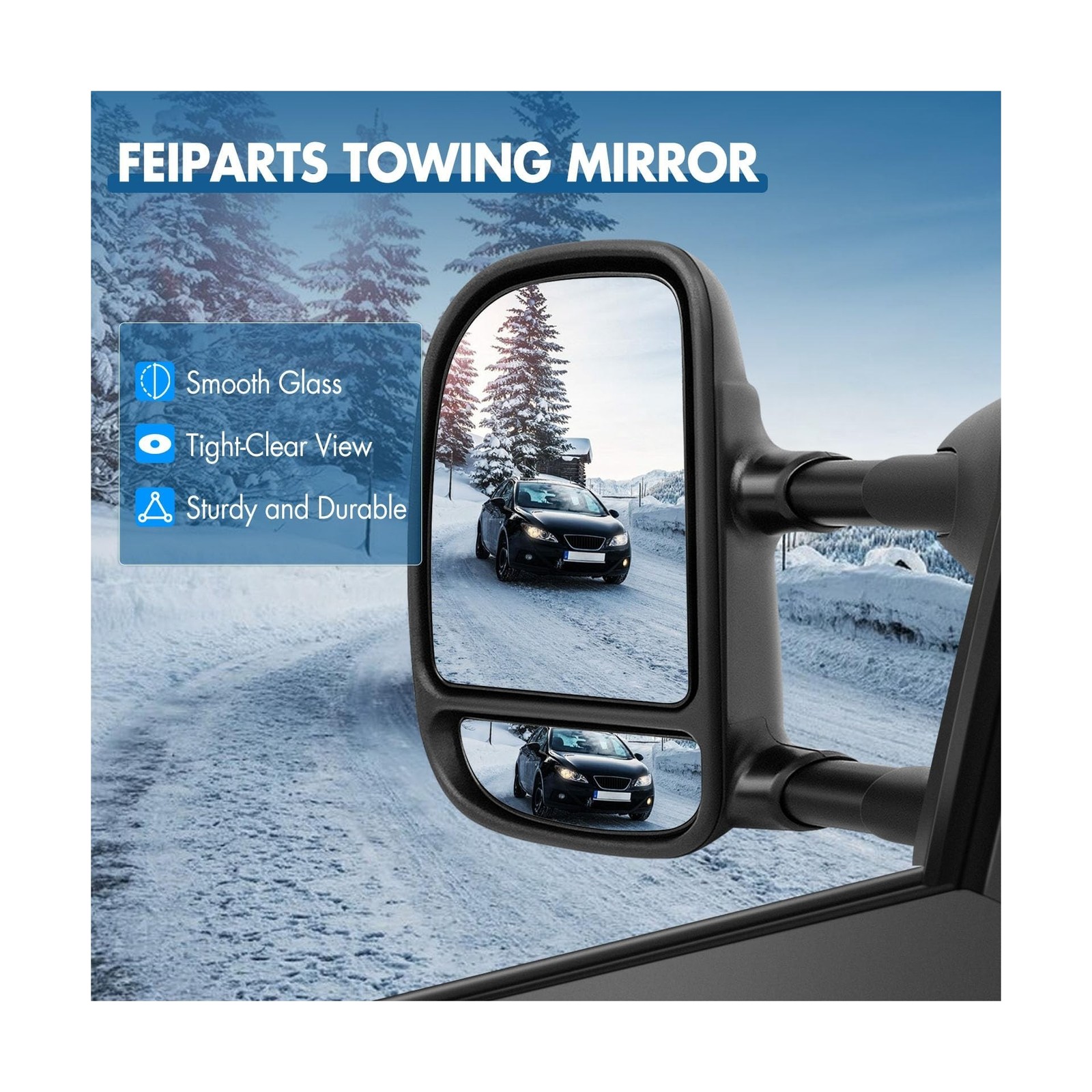 Tow Mirrors Fit for 2001-2005 for Ford for Excursion 1999-2007 for Ford for F…