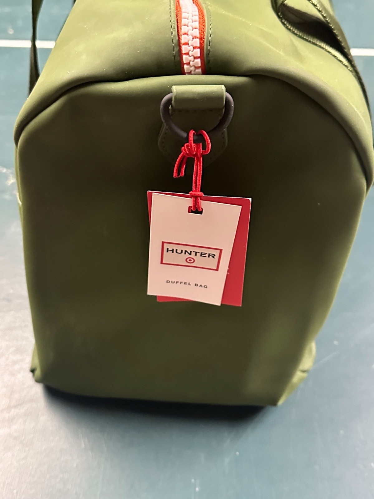 TWO BRAND NEW WITH TAGS-Hunter for Target bags-1 Green Duffle, 1 Blue Tote
