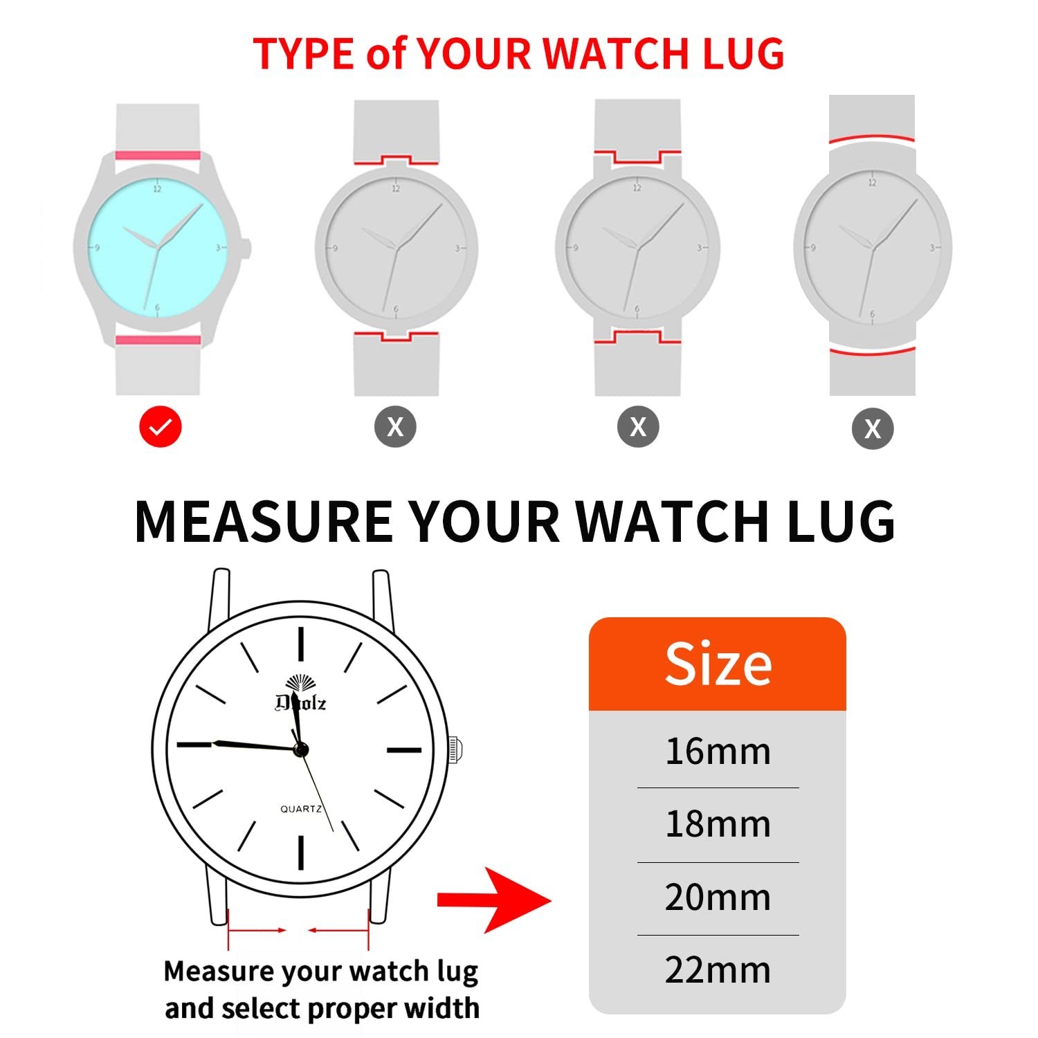 TStrap Leather Watch Band Men – Blue Quick Release Watch Strap for Women Repl…