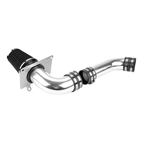 Cold Air Intake Filters System Kits Fit for Mustang 1989-1993 5.0L, Aluminum
