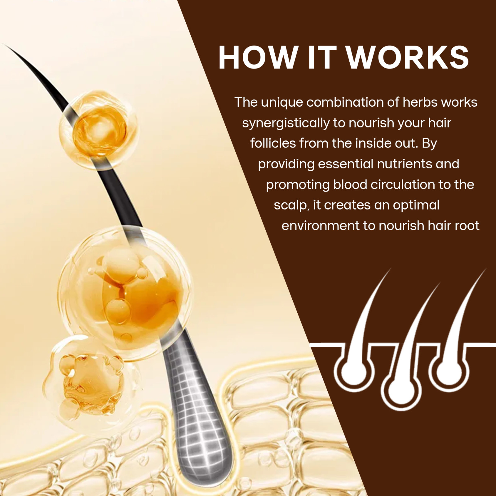 20 Pcs Hair Care Tea For Dark Thick and Lustrous, Hair Loss Natural Solution