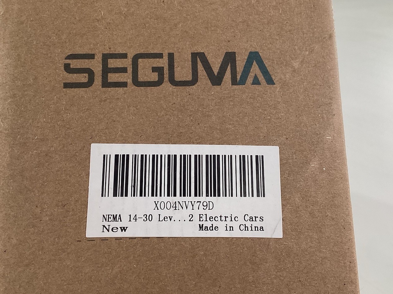 Seguma Level1/2 Portable Electric Vehicle Charger.
