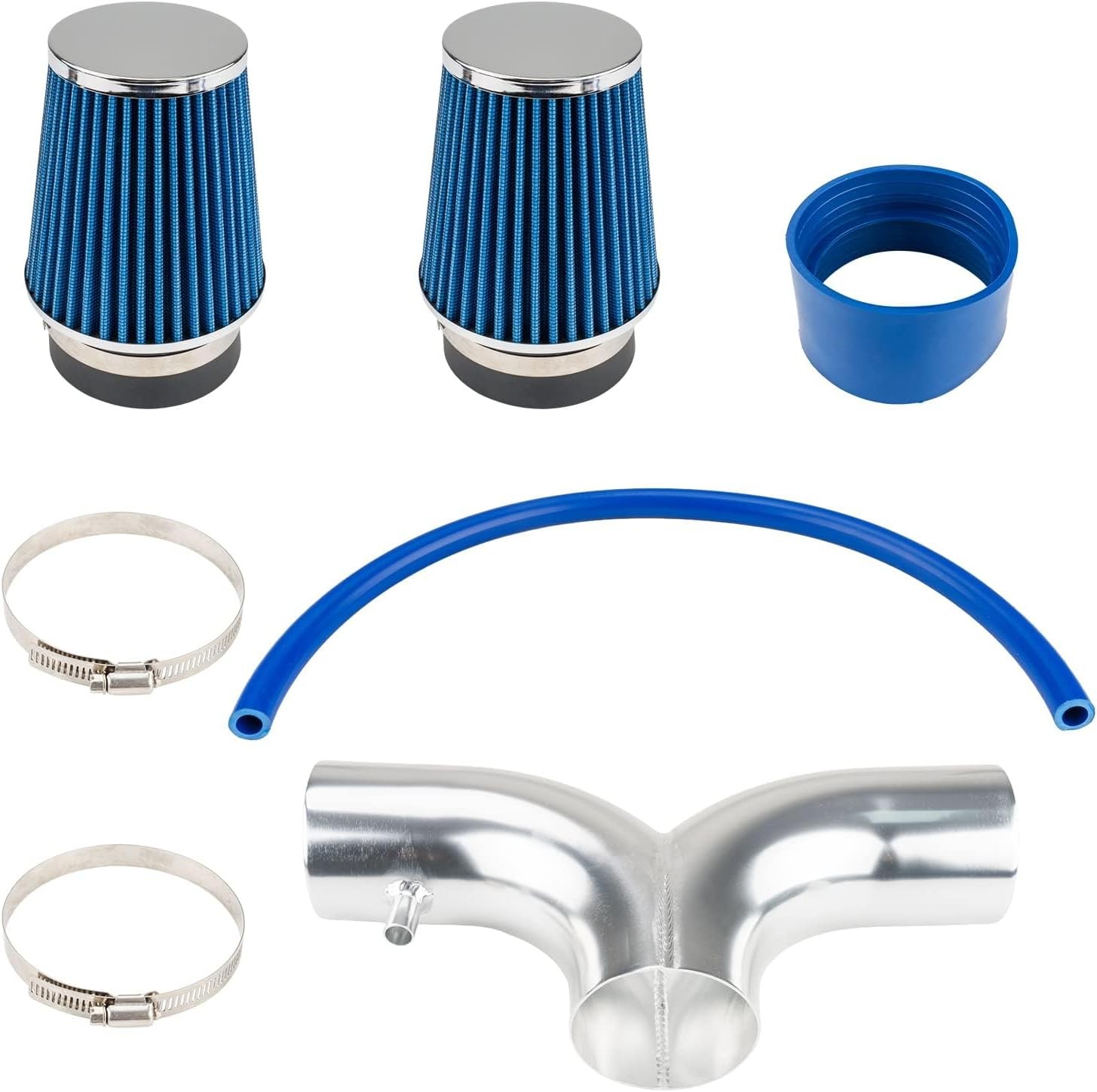 Cold Air Intake Kit with Filter Heat Shield for Grand Cherokee 1999-2004 4.7L