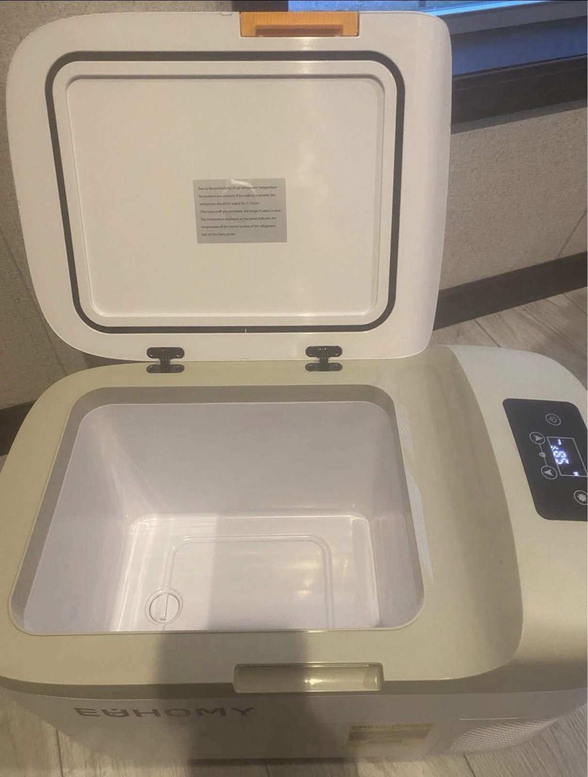 Euhomy Portable Refrigerator Freezer with Digital Display Travel Cooler