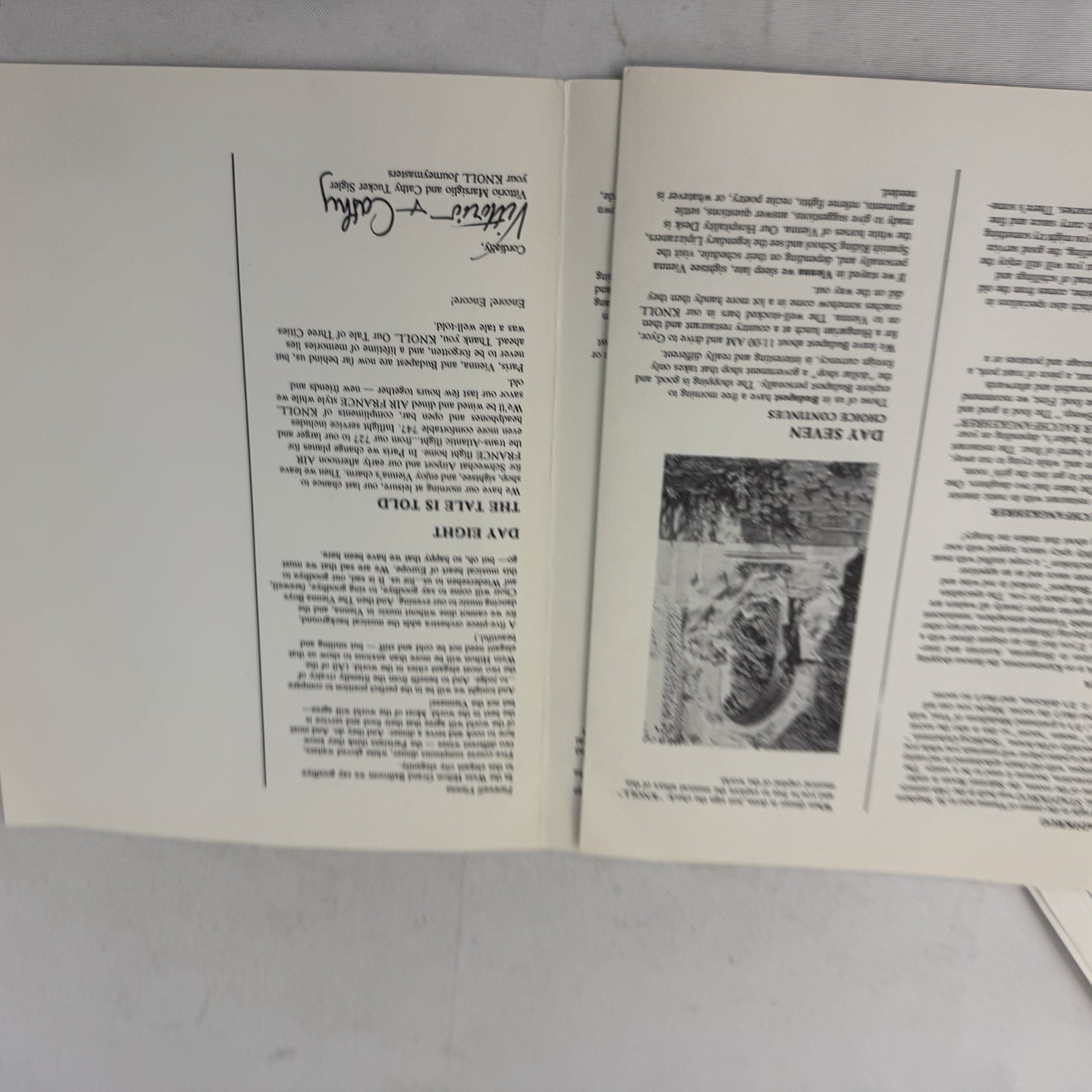 1979 Knollworld “Tale of Three Cities” Winners Travel Kit Paris Vienna Brochures