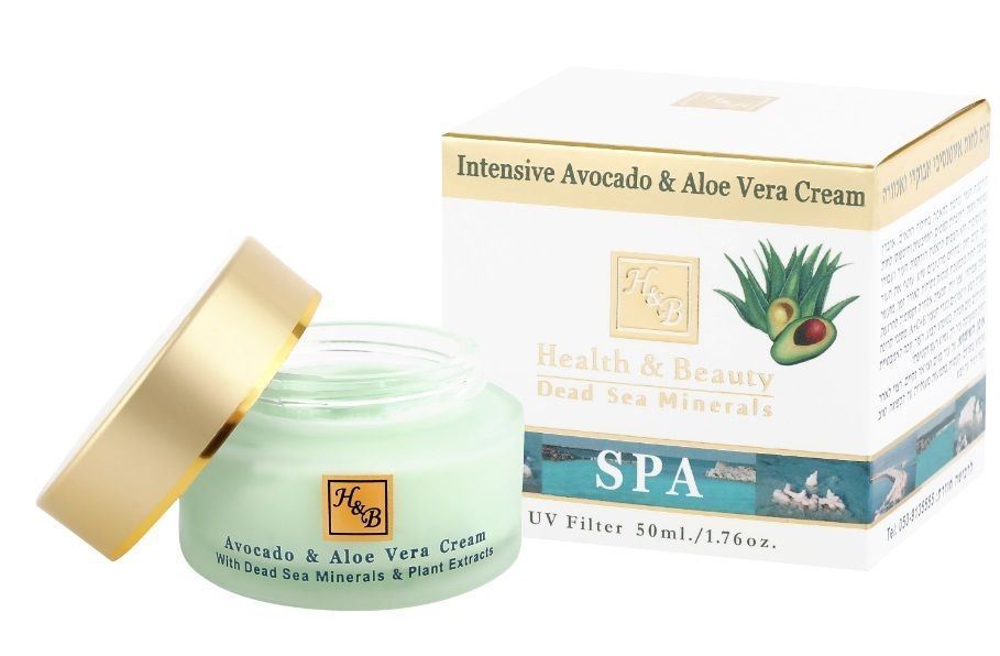 Health & Beauty Dead Sea Minerals Avocado & Aloe Vera Facial Cream 50 ml