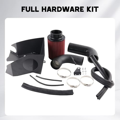 Cold Air Intake Kit with Heat Shield Compatible with VW Golf 7 Jetta Passat