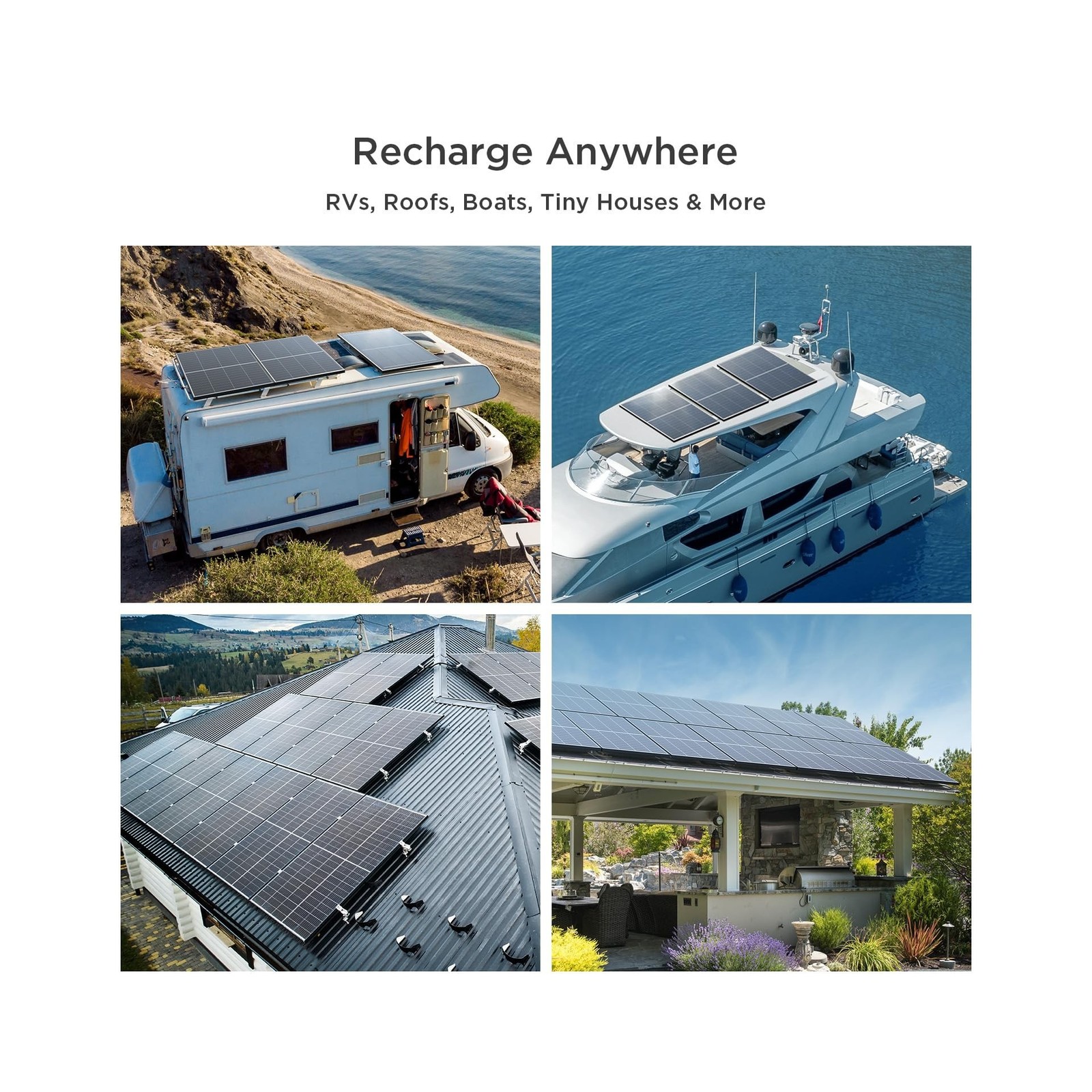 N-Type 16BB 400W Bifacial Solar Panel, 2Pcs 200 Watt Solar Panel 12V, 25% Hig…
