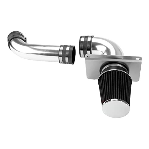 Cold Air Intake Filters System Kits Fit for Mustang 1989-1993 5.0L, Aluminum