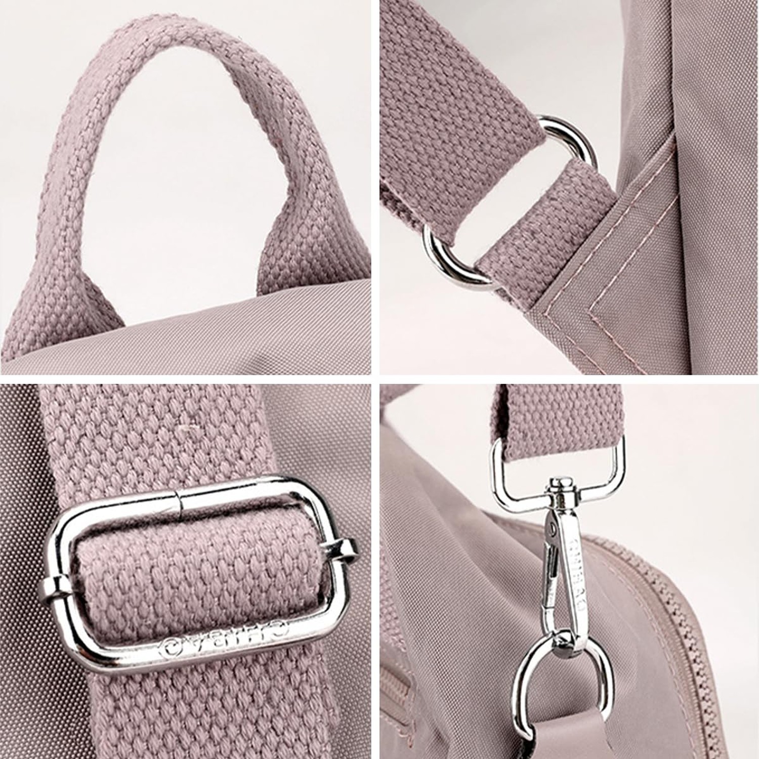 Casual Simple Mini Backpack 11.8 Inch Stylish Durable Nylon Lightweight Trave…