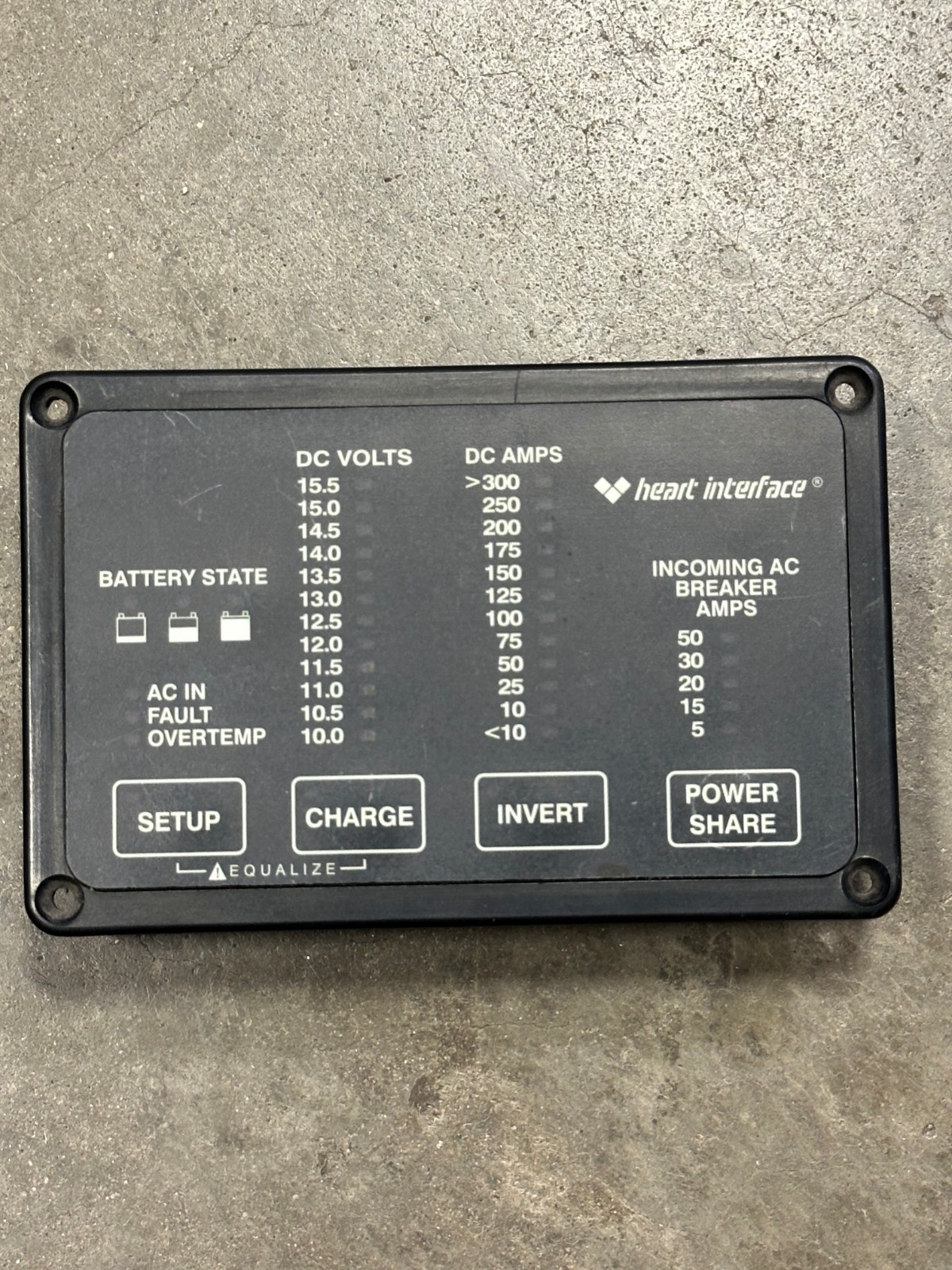RV Xantrex 84-2056-03 Heart Interface Remote . No Wire . (HP20)