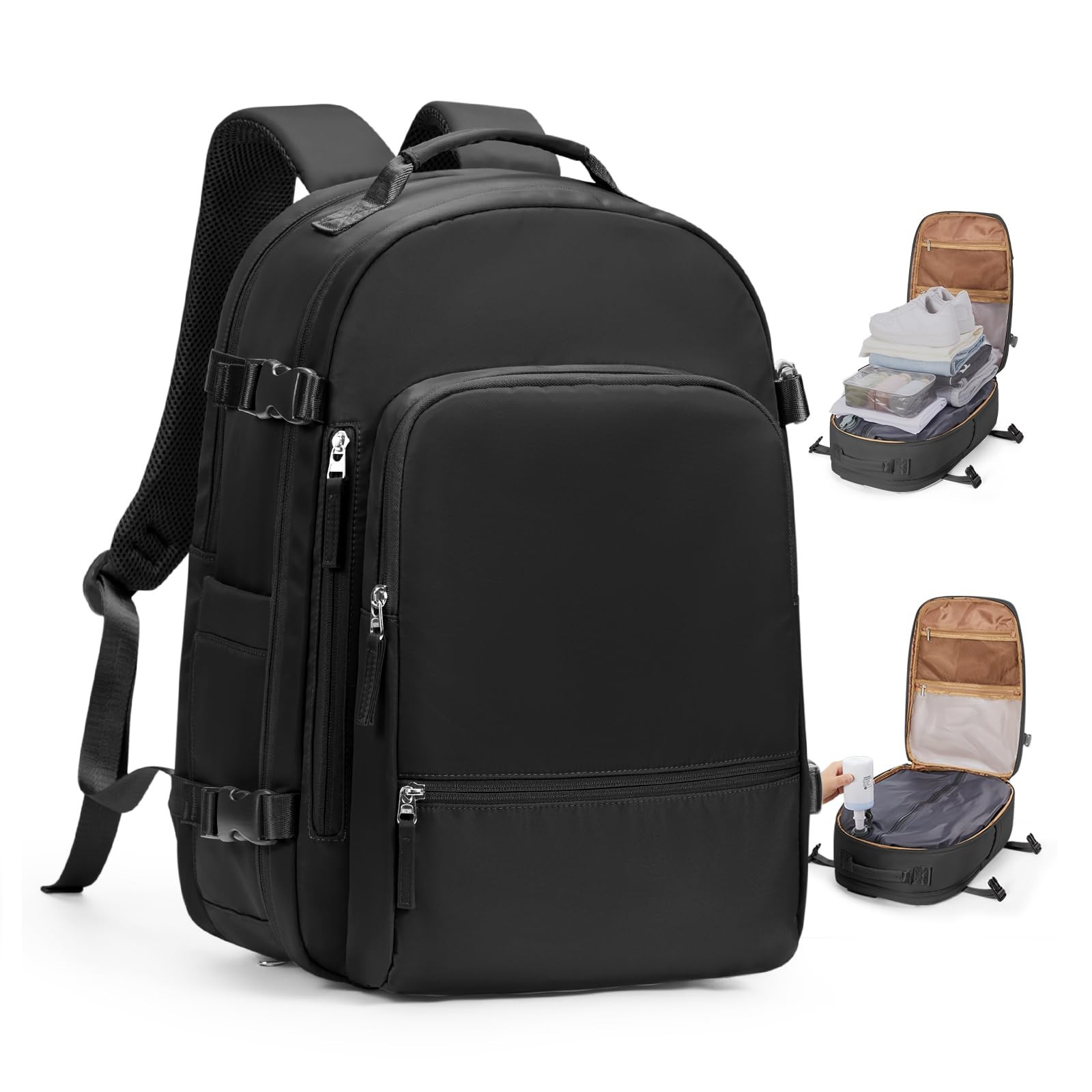 coofay Vacuum Backpack Travel with Pump Vacpack Backpack with Vacuum System T…