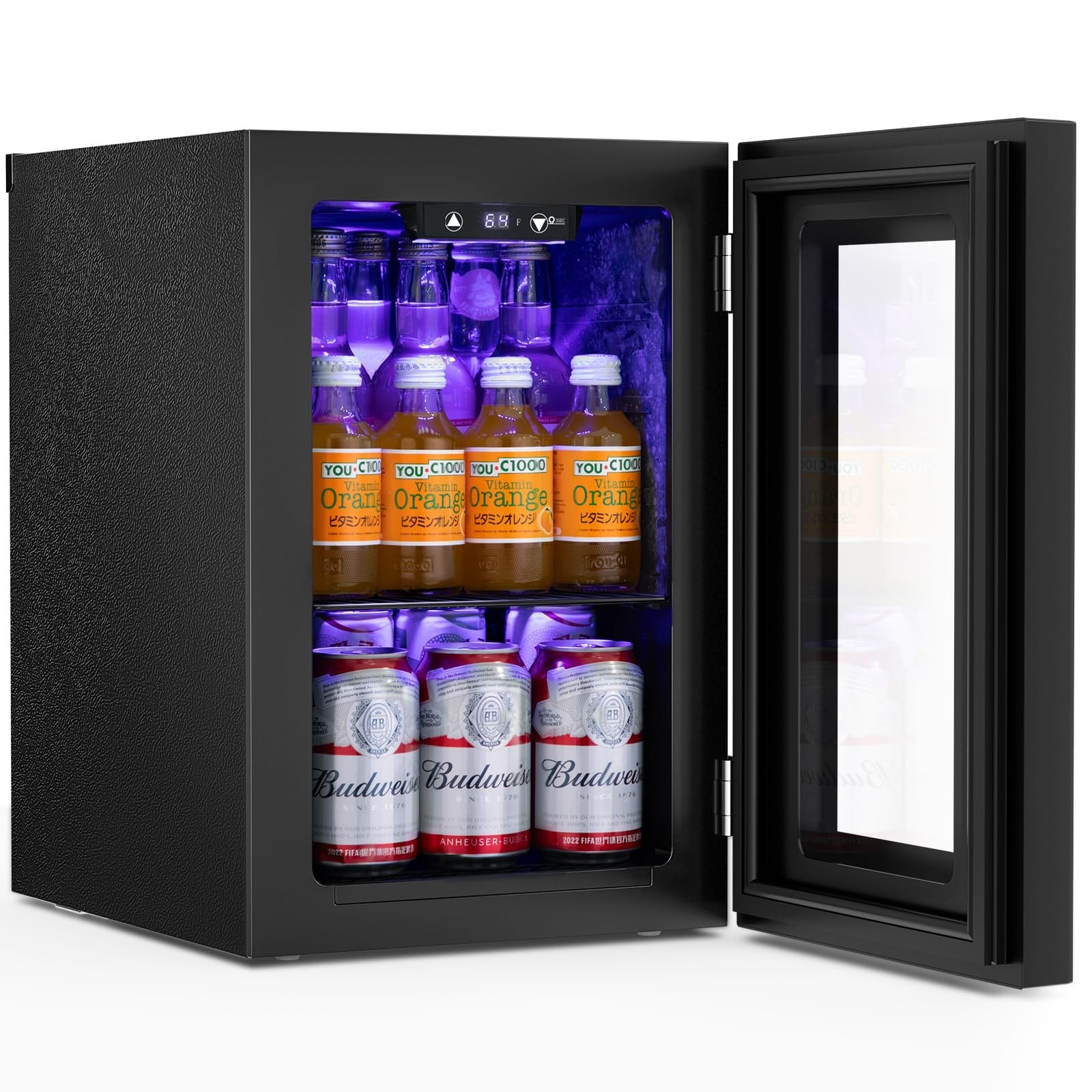 Antarctic Star 18L Beverage Refrigerator Cooler 24Can, Mini Fridge with Quiet…