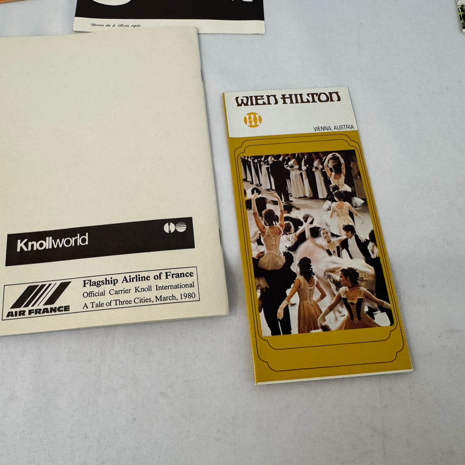1979 Knollworld “Tale of Three Cities” Winners Travel Kit Paris Vienna Brochures