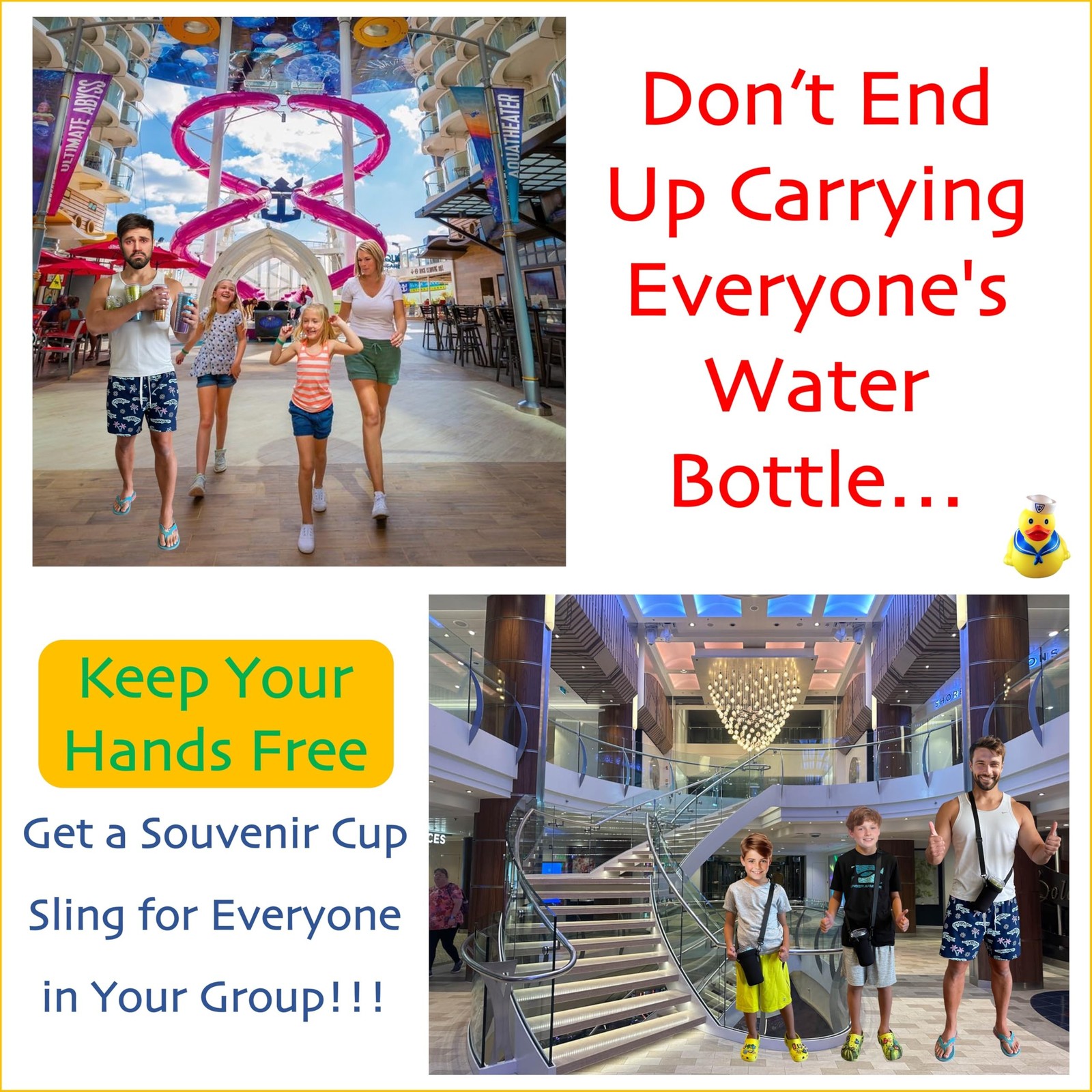 Cruise Ship Essentials Cup Sling Cruise Essentials 2026. Caribbean Cruise Mus…