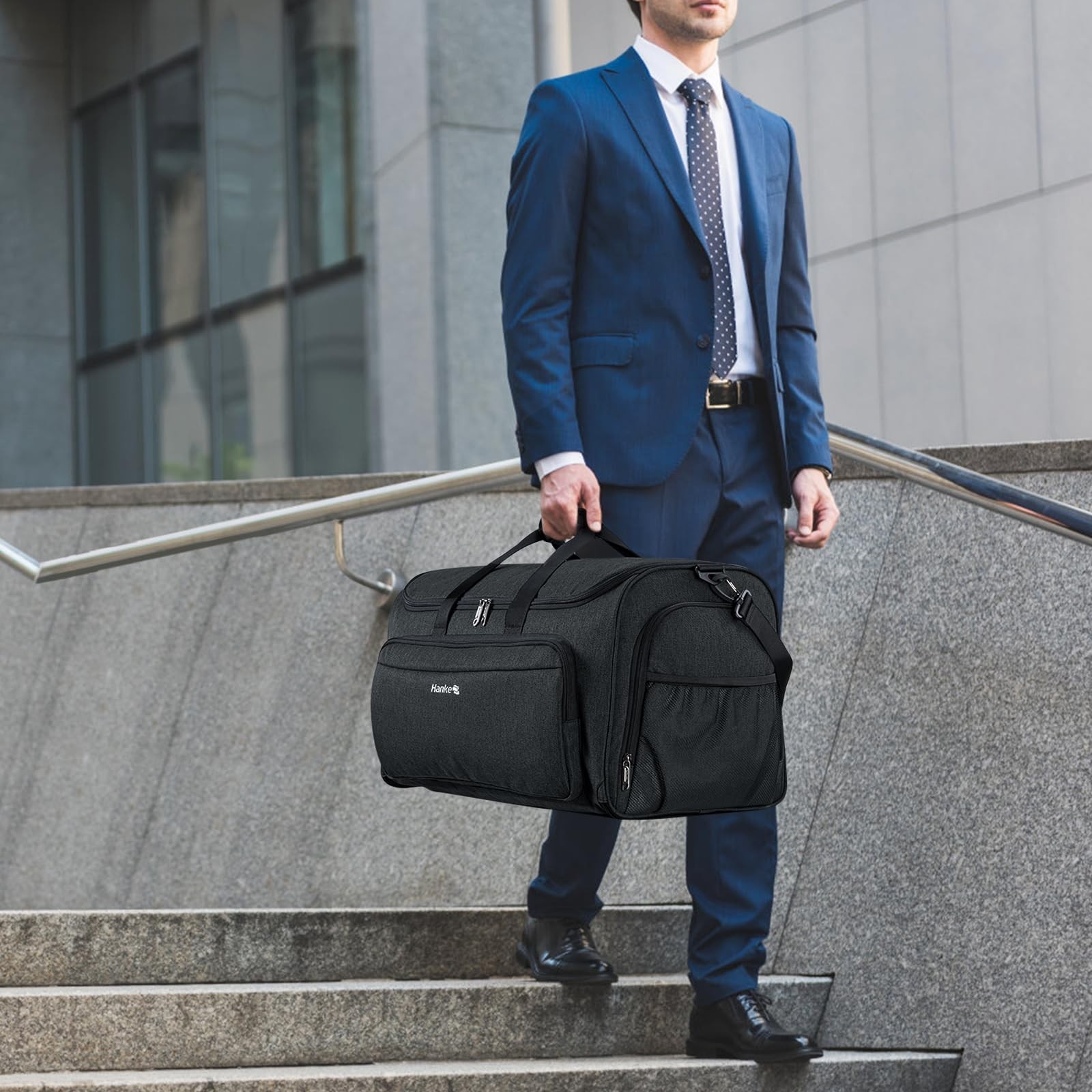 Hanke Carry on Garment Bags for Travel,Convertible Duffle Bag Luggage Bag Wee…