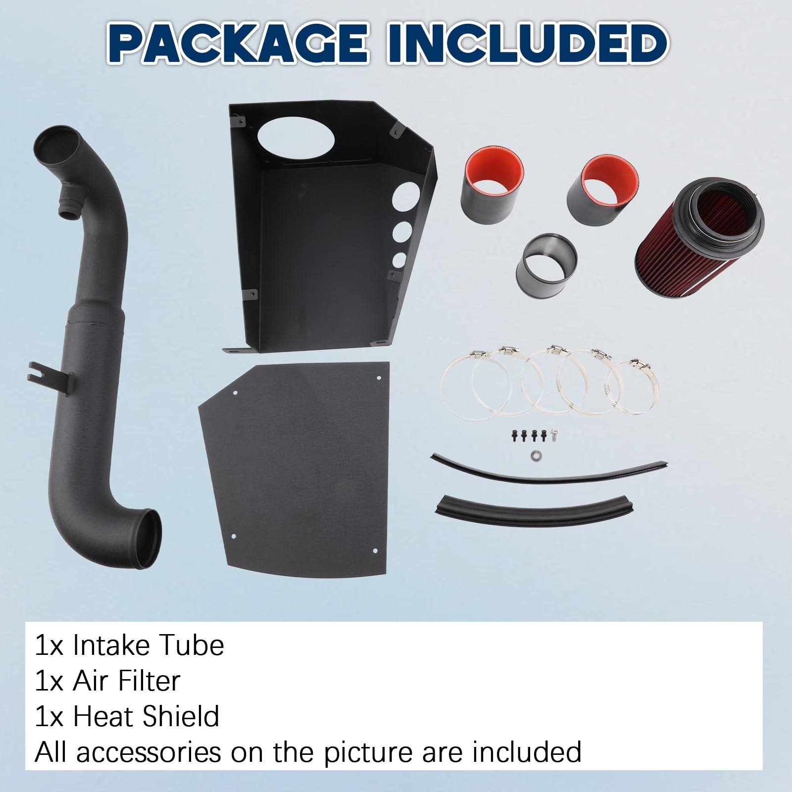 Cold Air Intake Compatible With VW Golf MK6 GTI Scirocco MK3 Skoda Octavia MK…