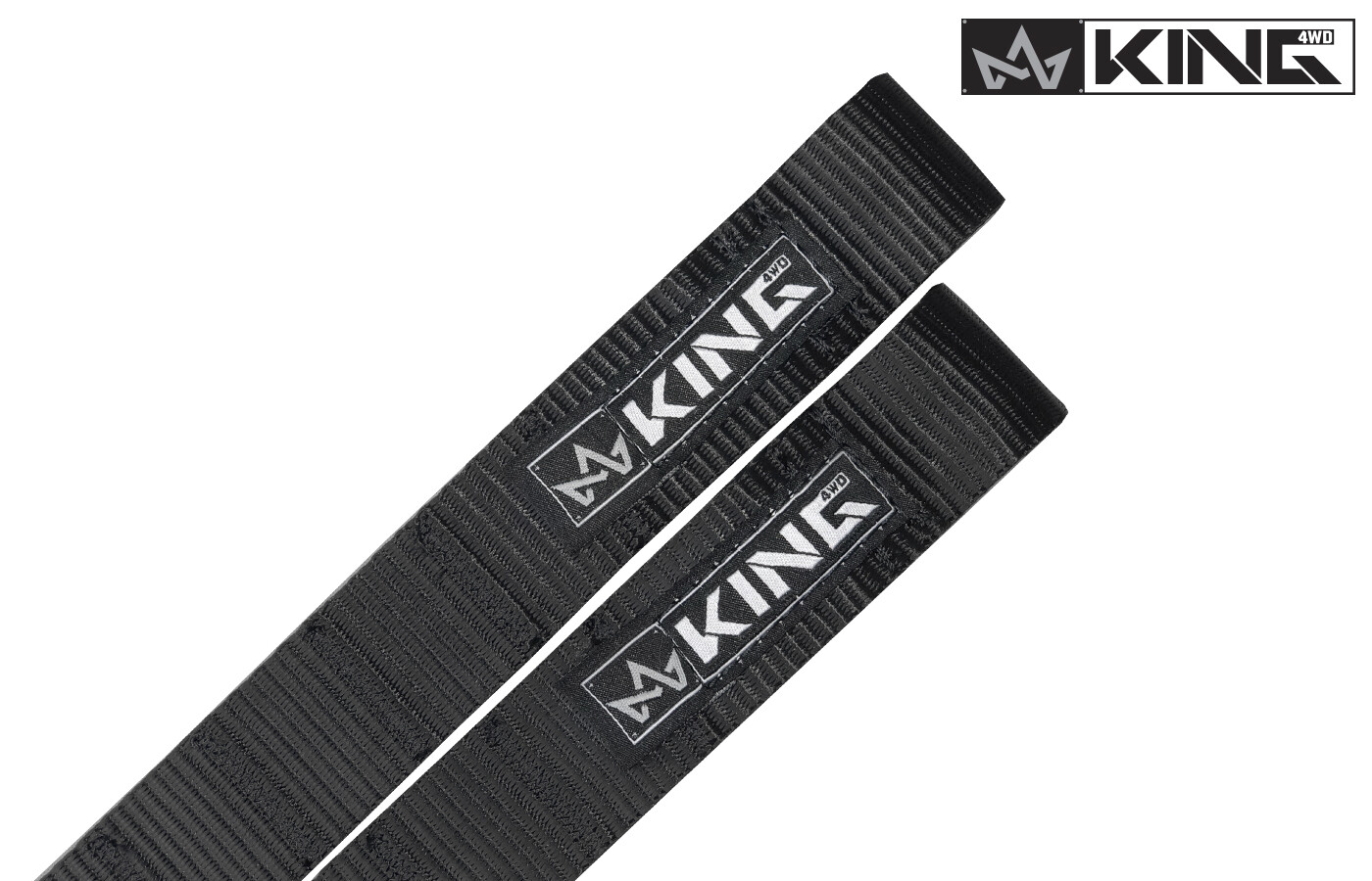 16010001 King 4WD Heavy Duty Adjustable Door Straps Solid In Pairs for CJ, YJ &
