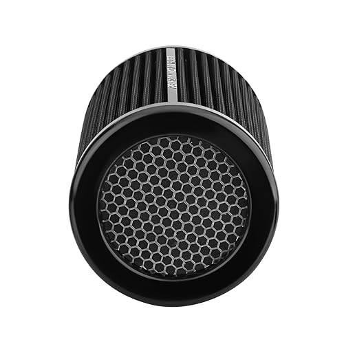 3 3.5 4 inch Universal Cold Air Intake Filter 76mm 89mm 101mm Black