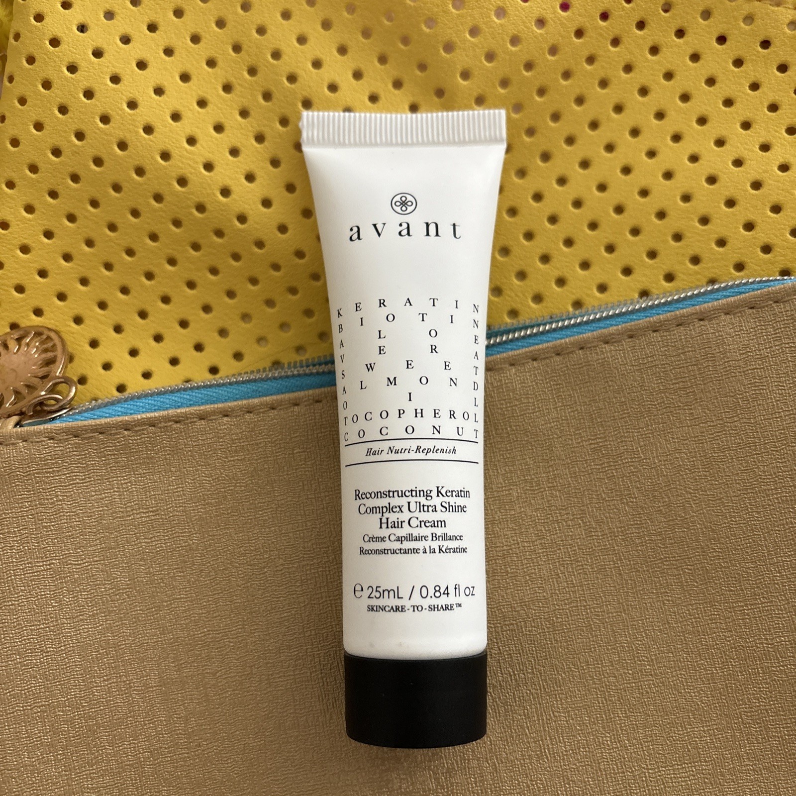 Avant Reconstructing Keratin Complex Ultra-shine hair cream travel 25ml New!