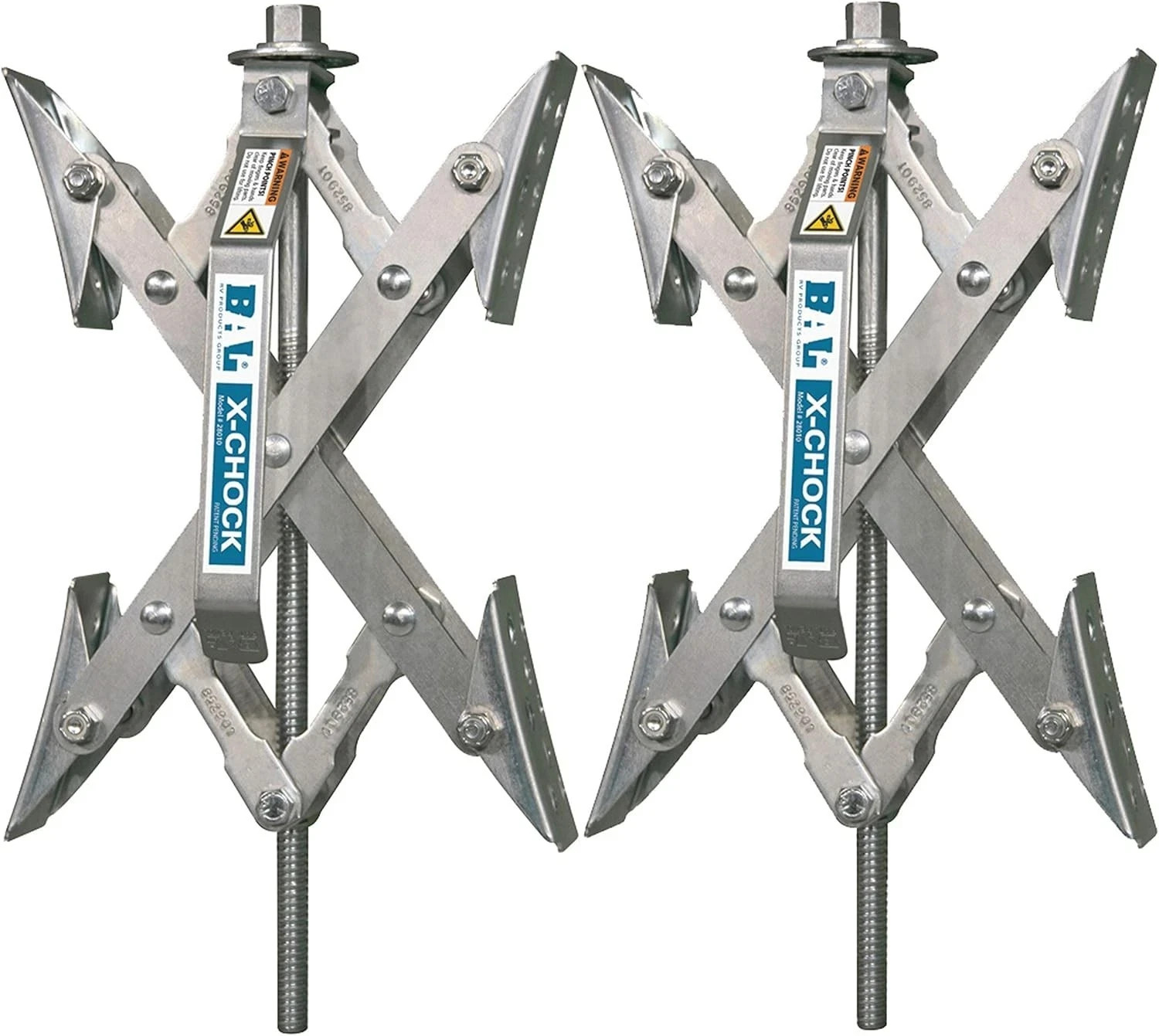 X-Chock Wheel Stabilizer – Pair – One Handle – 28012