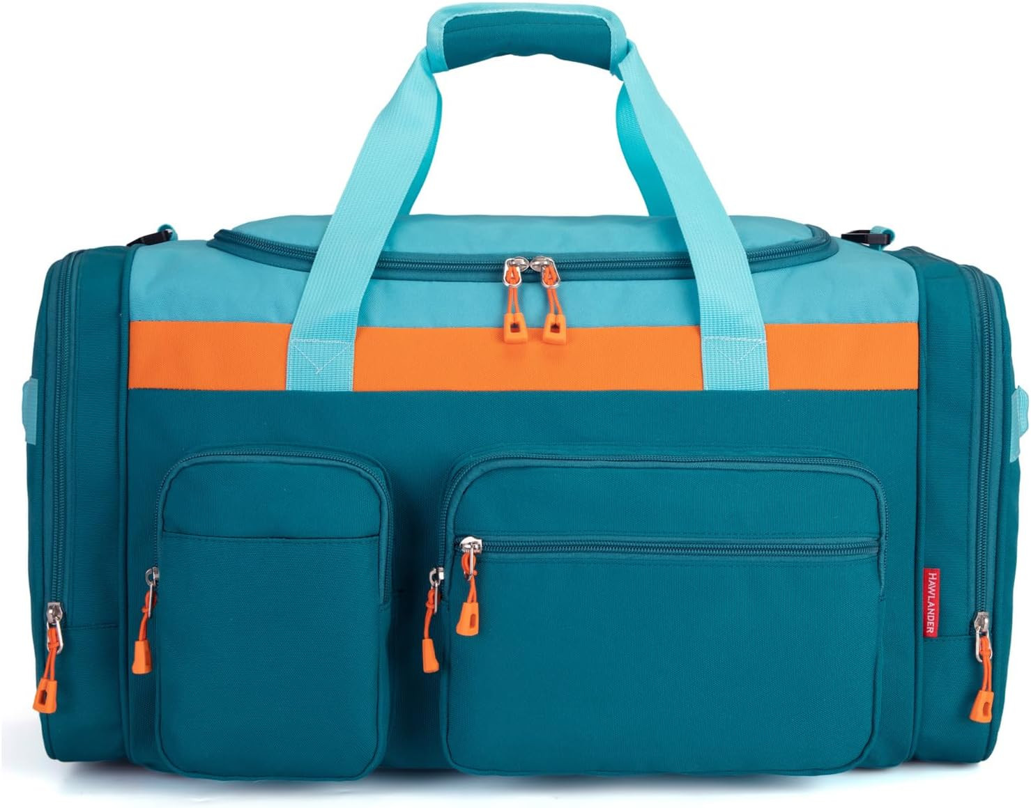 Large Kids Duffle Bag for Travel, Overnight or Weekend,Teal Blue | Roomy Size: 2