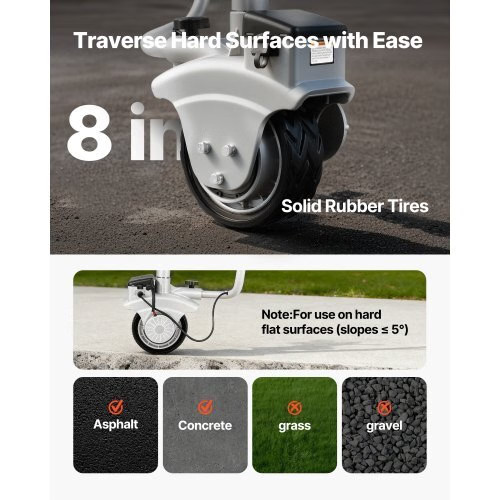 Electric Trailer Dolly, 5500 lbs Towing Capacity, 380W 12V Motorized Jockey Whe