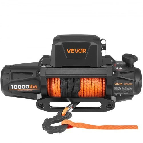 Electric Winch, 10000 lbs Load Capacity, 12V DC Truck Winch with ?&brvbar;7/20 i