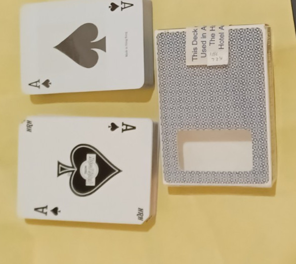 2 decks New Orleans Bourbon St. Paulson linen Playing cards Hard Rock Casino LA