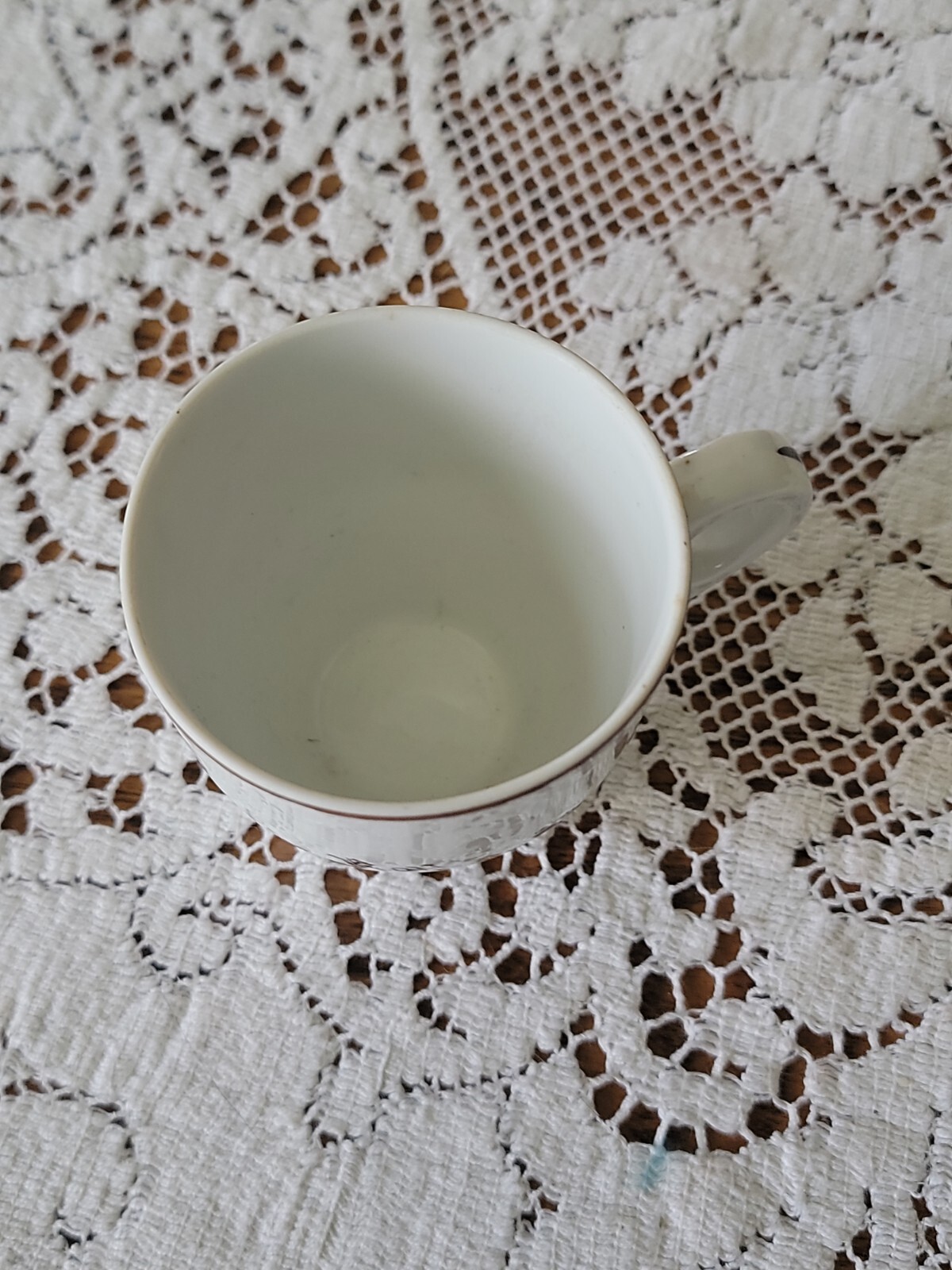 Vintage Rotisserie deLa Table du Roy Paris France Expresso Coffee Cup Restaurant