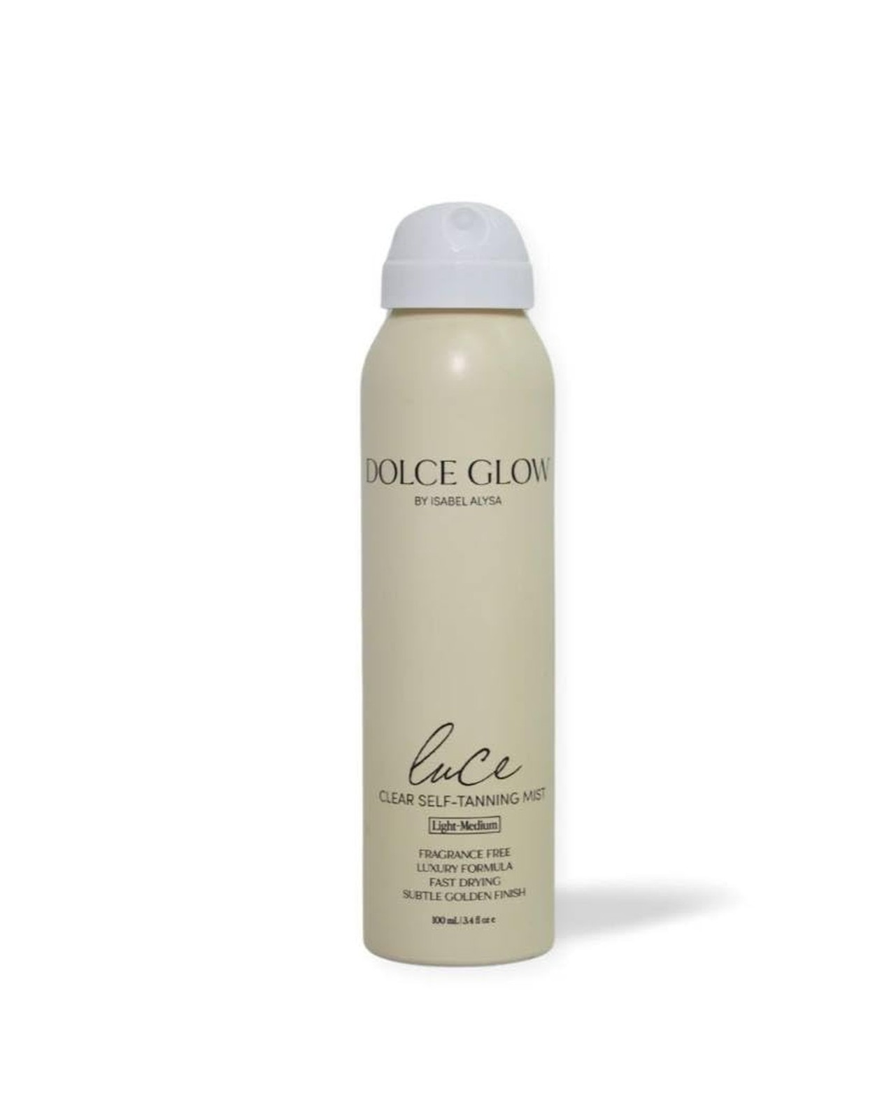 DOLCE GLOW Luce Clear Self-Tanning Mist Mini (Travel Size), 3.4 Fl Oz (Pack o…