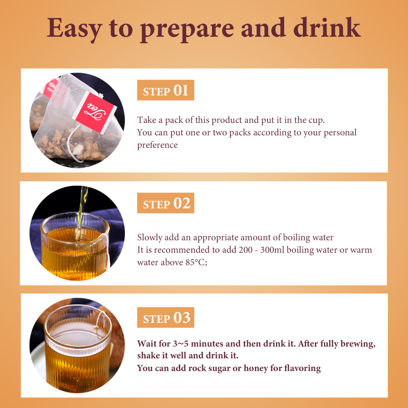 20 Pcs/Bag Natural Ulcer Solution Tea Digestion Stomach Bloating Digestive Aid
