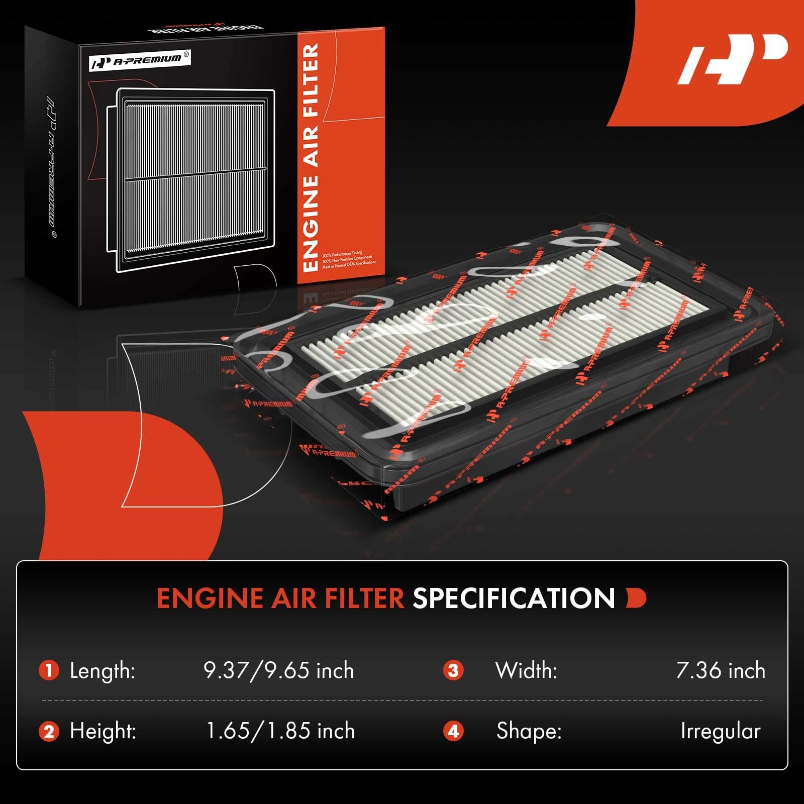 A-Premium Engine Air Filter Honda Civic 12-15