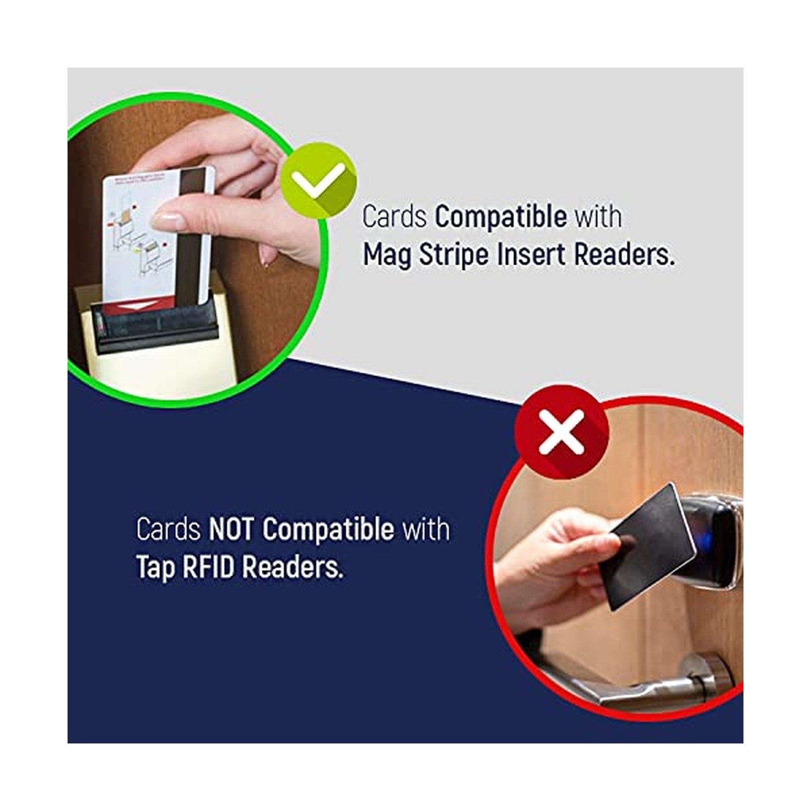Hotel & Motel Magnetic Stripe Key Cards (1000) 1000