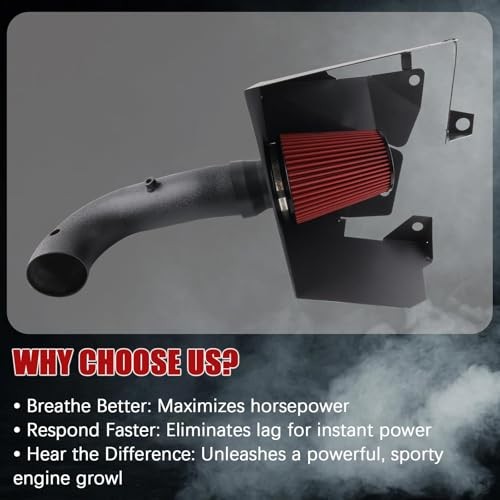Cold Air Intake Fit for 2019-2024 Ram 1500 Cab 2019-2024 Ram 1500 5.7L 2WD/4WD