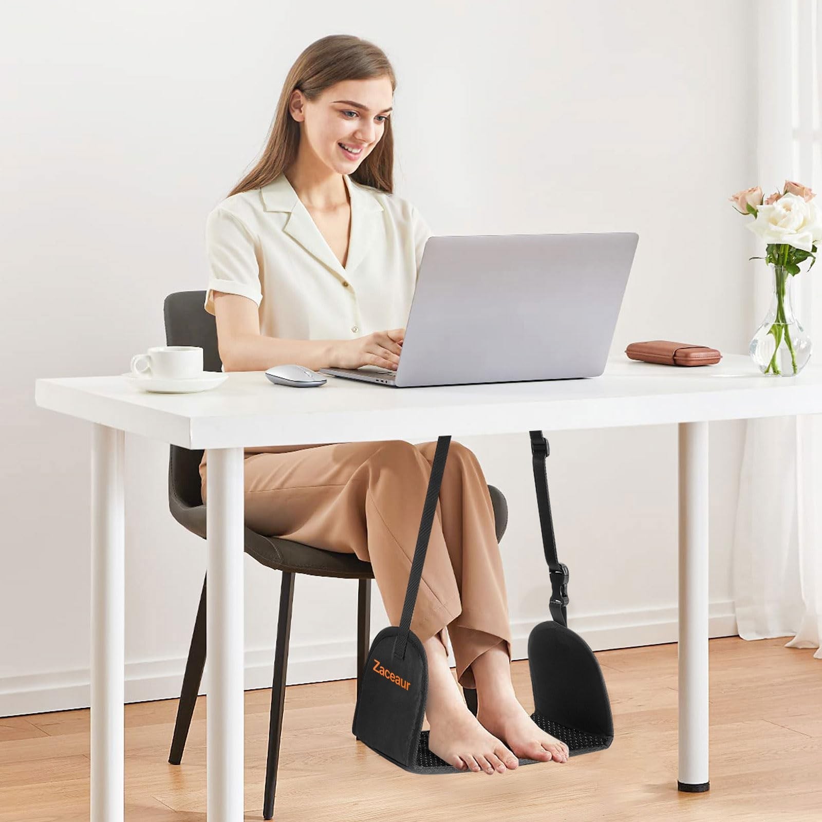 Airplane Foot Hammock – Anti Slip Foot Hammock for Plane Travel to Relax Your…