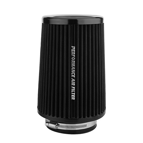 3 3.5 4 inch Universal Cold Air Intake Filter 76mm 89mm 101mm Black