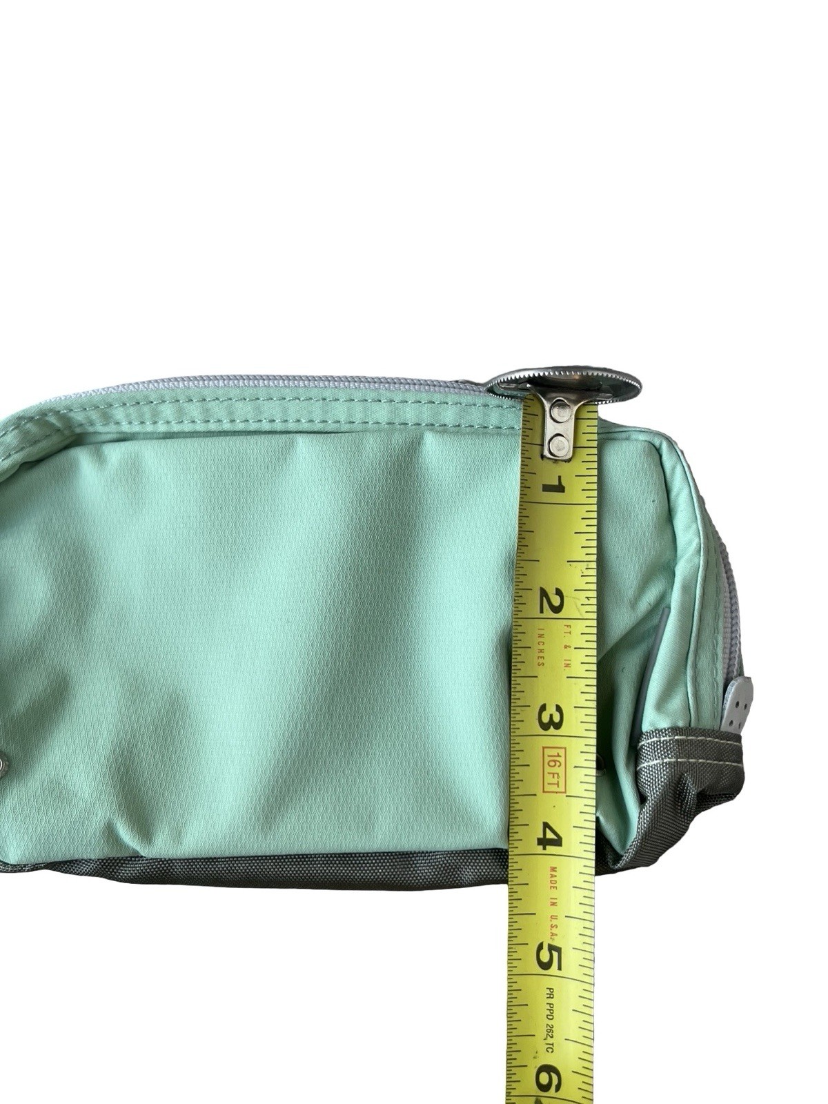 Gregory Yellow Label Accessory Pouch Medium Mint Green Zip Travel Organizer NWT