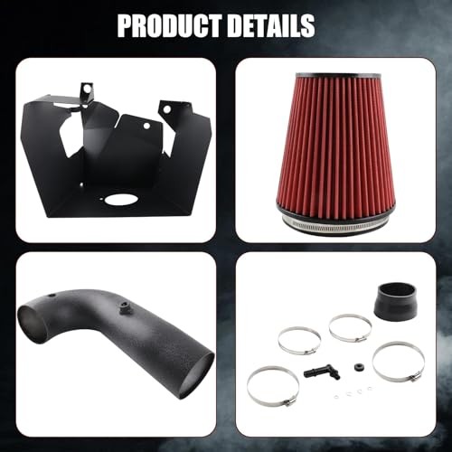 Cold Air Intake Fit for 2019-2024 Ram 1500 Cab 2019-2024 Ram 1500 5.7L 2WD/4WD